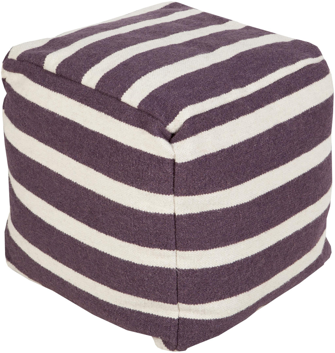 Surya Frontier Pouf-159 18H X 18W X 18D Pouf | DecoratorsBest