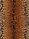 Old World Weavers Leopard - Silk - Handwoven Black On Gold Upholstery Fabric