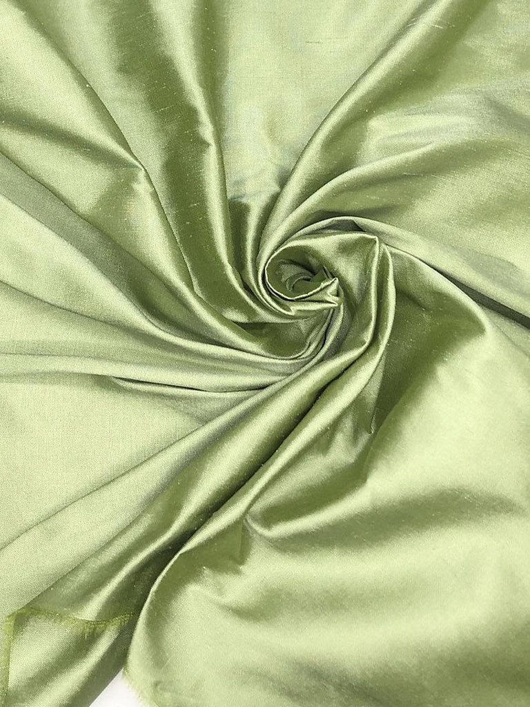 Old World Weavers Dupioni Solids Green Fabric