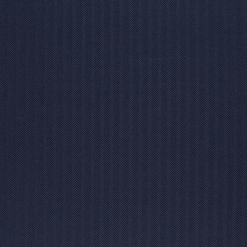 Schumacher Paloma Herringbone Navy Fabric