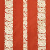 Schumacher Mandarin Silk Stripe Coral Fabric