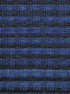 Old World Weavers Dales Horsehair Blue / Black Upholstery Fabric