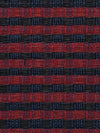 Old World Weavers Dales Horsehair Blue / Red / Black Upholstery Fabric