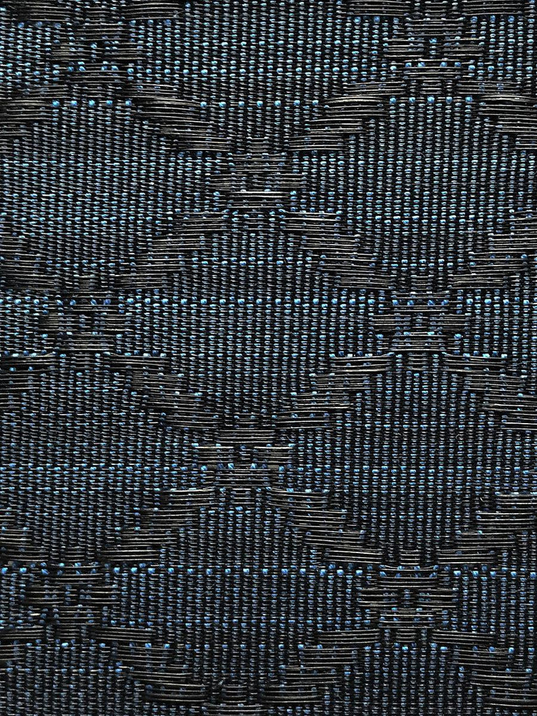 Old World Weavers Jutland Horsehair Blue / Black Fabric