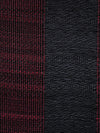 Old World Weavers Fredericksborg Horsehair Black / Burgundy Upholstery Fabric