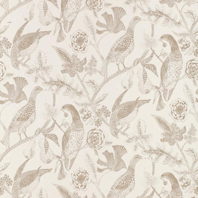 Schumacher Katmandu Beige Wallpaper