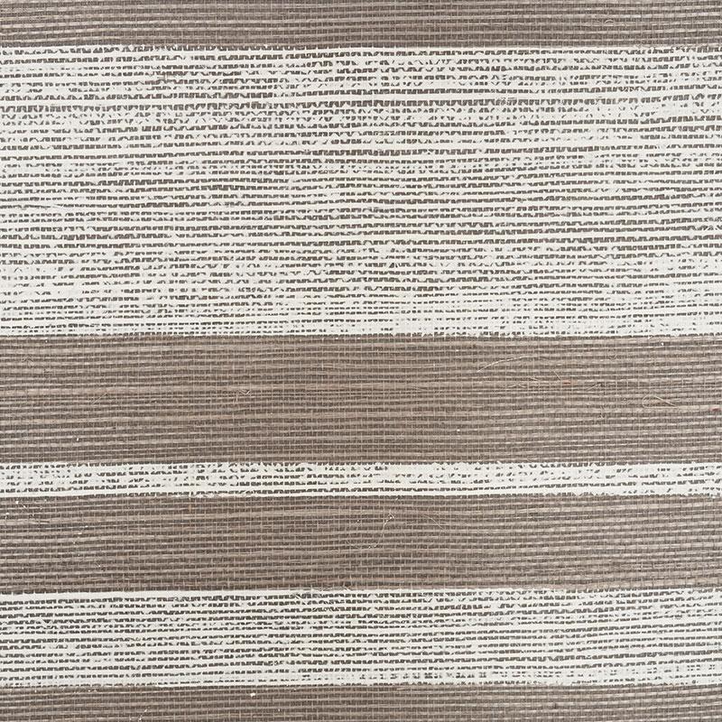 Schumacher Horizon Sisal Charcoal Wallpaper