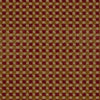 Schumacher Fenwick Check Velvet Red/Gold Fabric