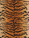 Old World Weavers Tiger - Silk - Handwoven Black On Gold Upholstery Fabric