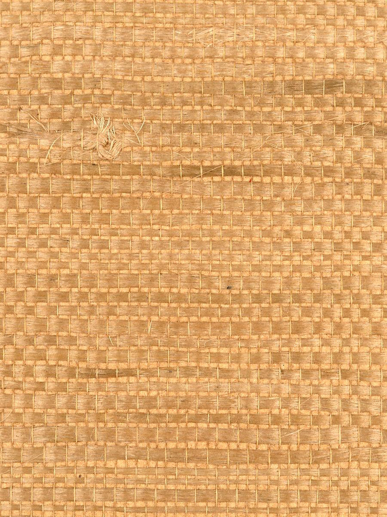 Scalamandre Justin Jute Tobacco Wallpaper