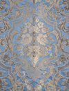 Old World Weavers Luigi Xv Damask Blue Topaz Drapery Fabric