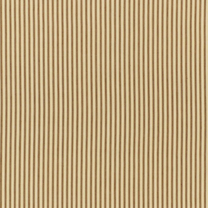 Schumacher Wellfleet Ticking Stripe Driftwood Fabric