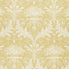 Schumacher Clairemont Damask Yellow Fabric