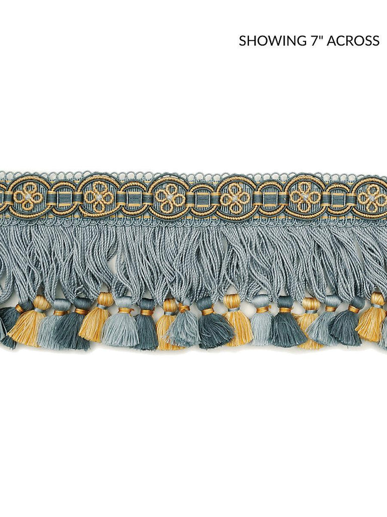 Scalamandre Siecle Condillac Fringe French Blue Trim