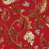 Schumacher Fox Hollow Tomato And Brass Fabric