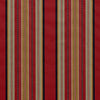 Schumacher Wellington Stripe Multi On Spice Fabric