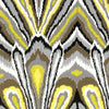 Schumacher Peacock Print Indoor/Outdoor Driftwood Fabric