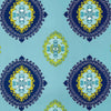 Schumacher Super Paradise Print Pool Fabric