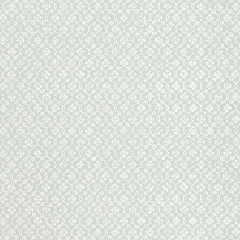 Schumacher Harbury Trellis Aqua Wallpaper – DecoratorsBest