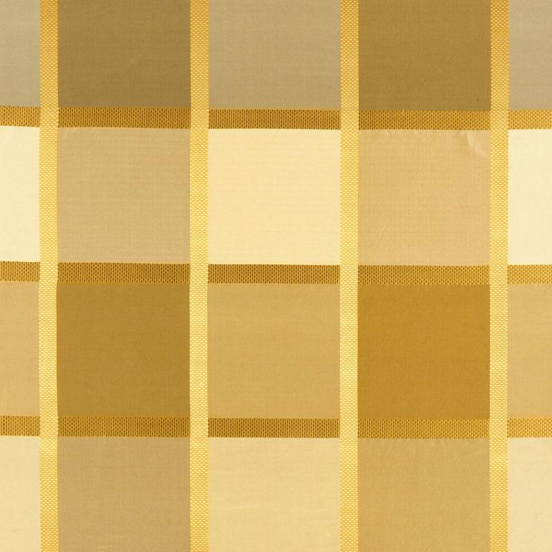 Schumacher Navsari Silk Plaid Creme Caramel Fabric