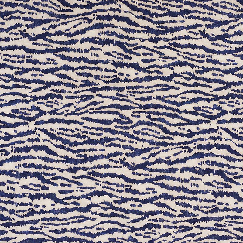 Schumacher Animaux Navy Fabric