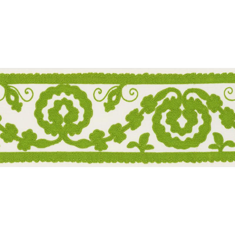 Schumacher Ashbury Tape Leaf Trim