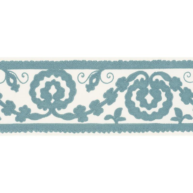 Schumacher Ashbury Tape Sky Trim