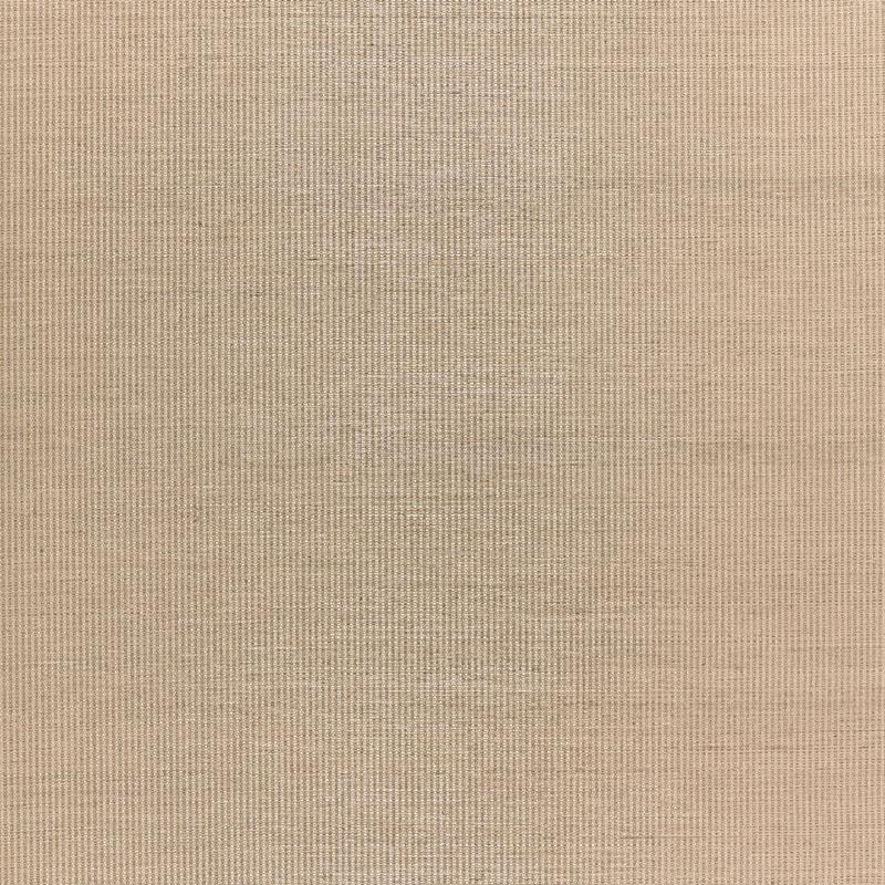 Schumacher Harshaw Pinstripe Sisal Malt Wallpaper