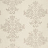 Schumacher Margaux Linen Embroidery Winter White Fabric