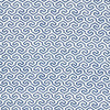 Schumacher Ming Fret Print Blue Fabric