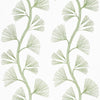 Schumacher Ginkgo Embroidery Leaf Fabric