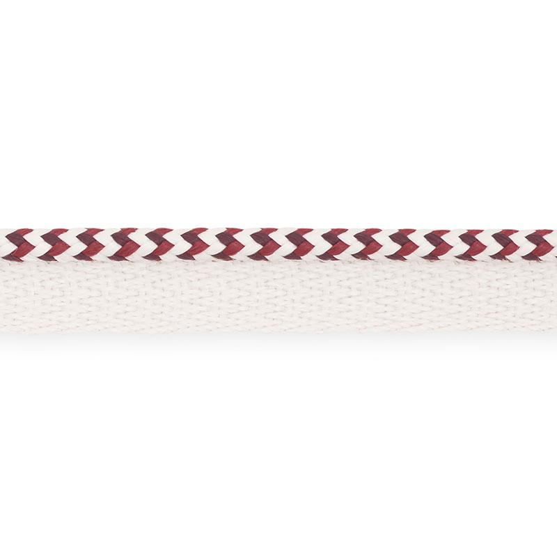 Schumacher Bolander Cord Indoor/Outdoor Berry Trim