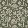 Schumacher Woodland Silhouette Moss Fabric