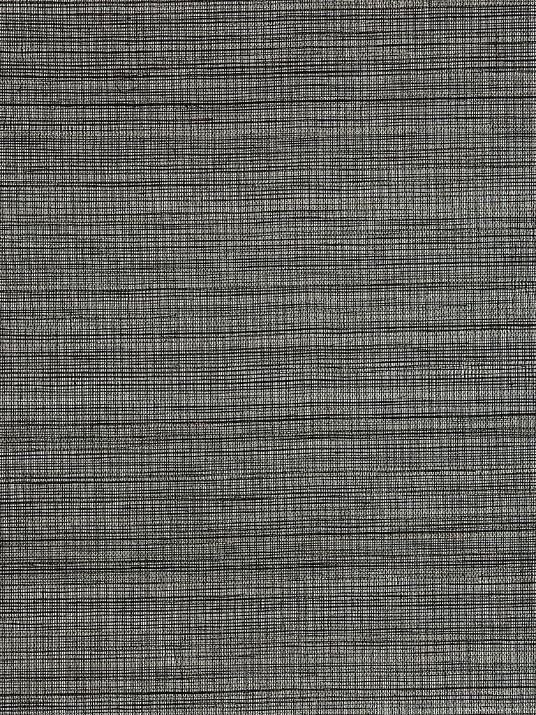 Scalamandre Strie Sisal Graphite Wallpaper