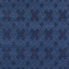 Schumacher Hix Embroidered Sisal Blue Wallpaper