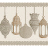 Cole & Son Fez Gilver & Parchment Wallpaper