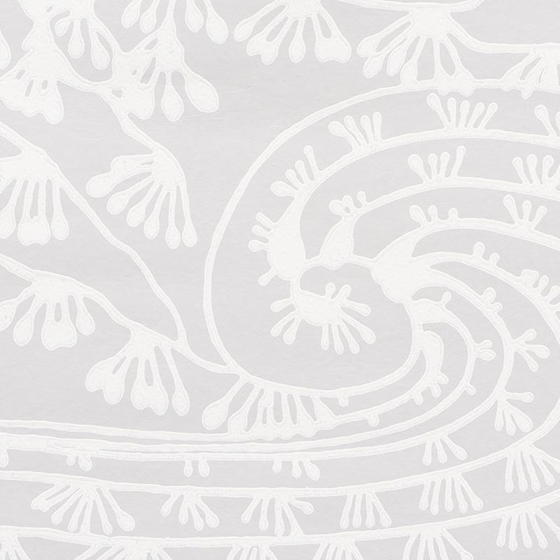 Schumacher Mizu Grey Wallpaper