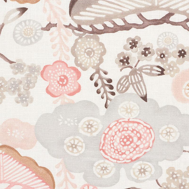 Schumacher Yume Blush Fabric