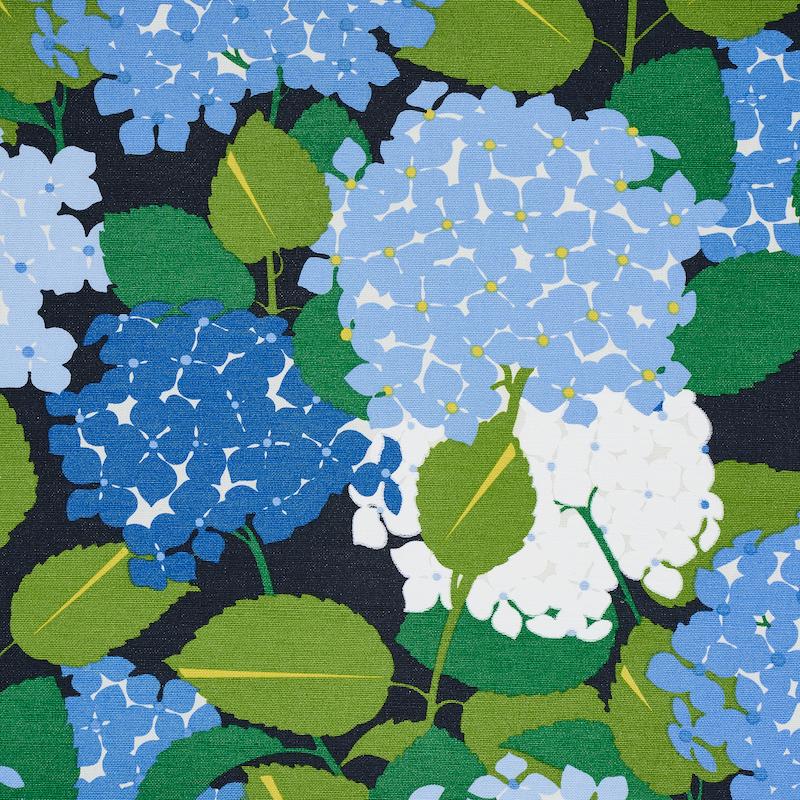 Schumacher Hydrangea Document Fabric