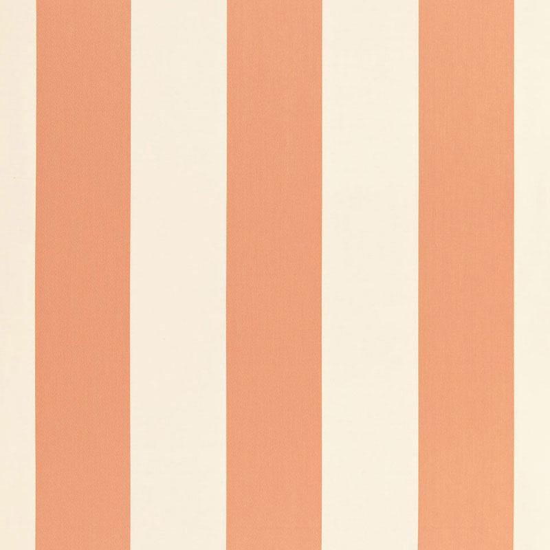 Schumacher Beaufort Awning Stripe Peche Fabric