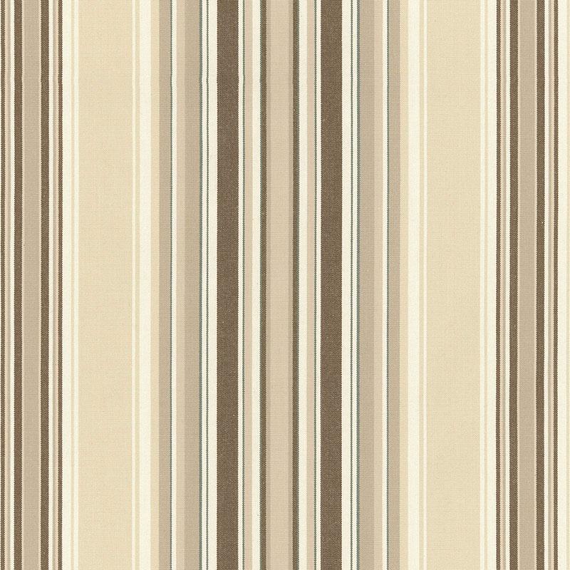 Schumacher Ridge Stripe Sand Fabric