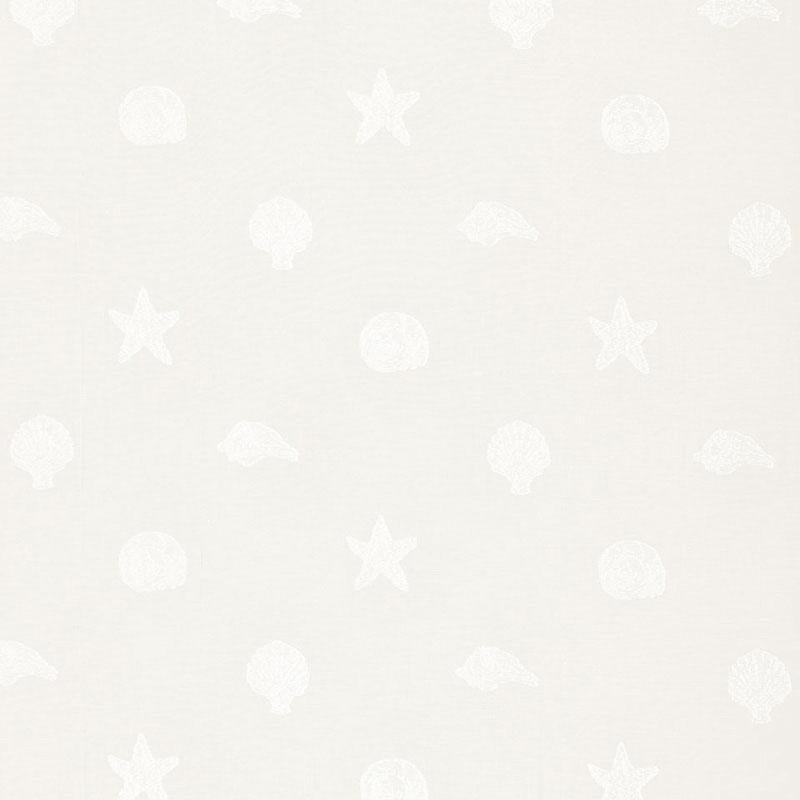 Schumacher Sanibel Sheer Ivory Fabric