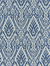 Scalamandre Borneo Ikat Indigo Fabric