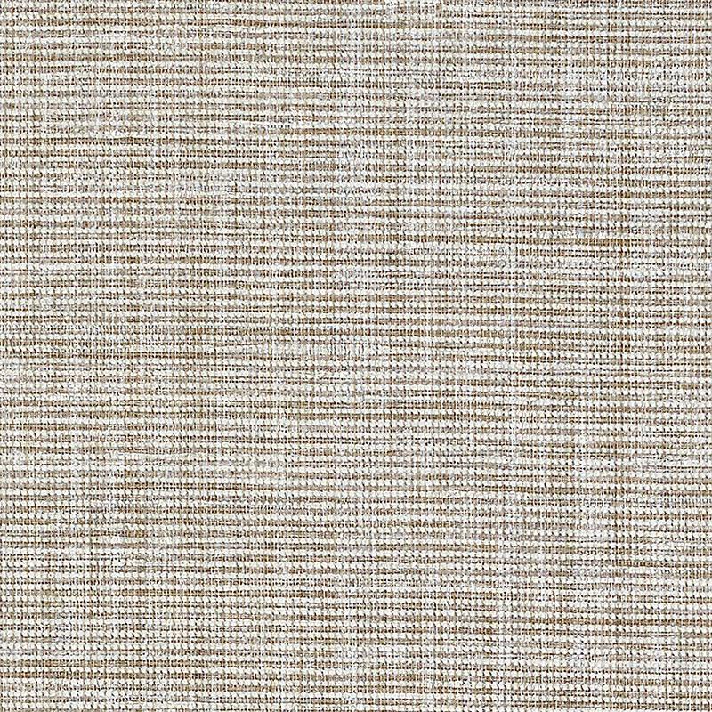 Schumacher Anodized Raffia Warm Silver Wallpaper