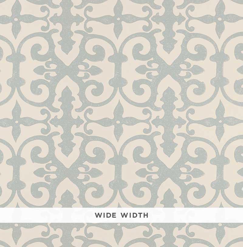 Schumacher Ferne Park Orpington Blue Wallpaper