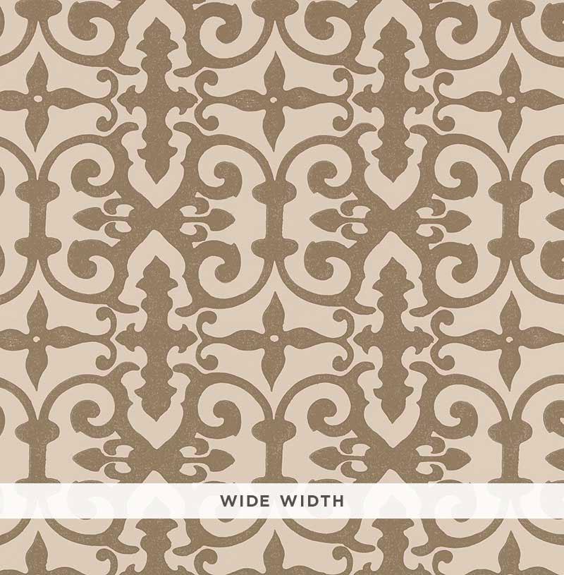 Schumacher Ferne Park Berber Brown Wallpaper