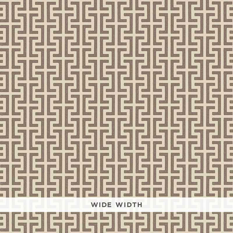 Schumacher Temple Berber Brown Wallpaper