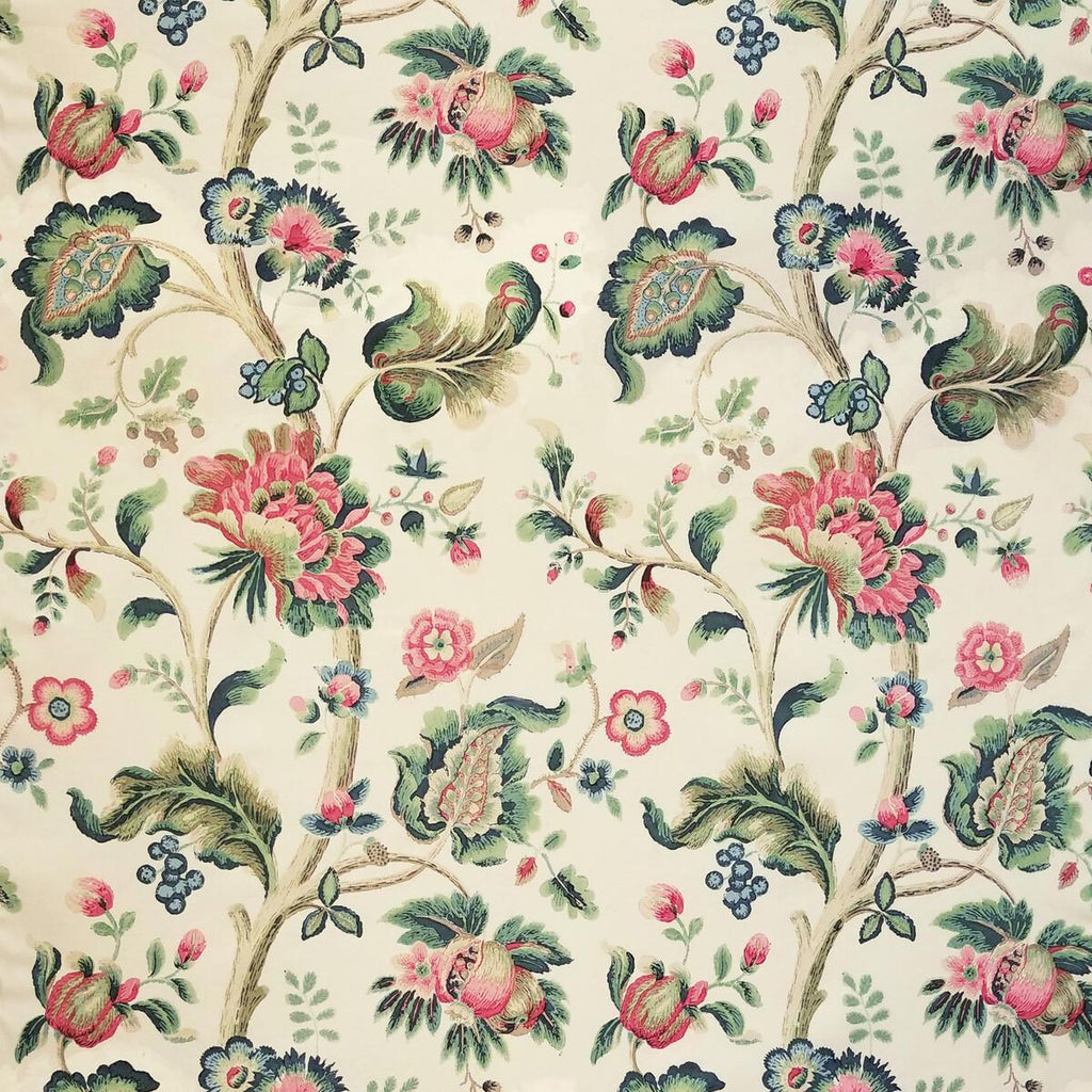 Lee Jofa TREYES PRINT PINK/GREEN Fabric