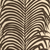 Schumacher Zebra Palm Java Fabric