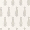 Schumacher Katara Paisley Oyster Wallpaper